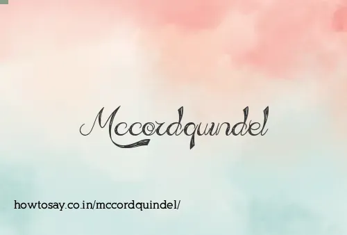 Mccordquindel