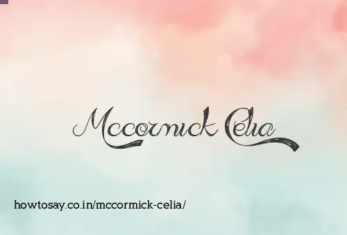 Mccormick Celia