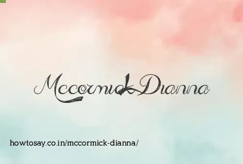 Mccormick Dianna