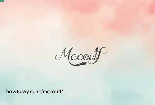 Mccoulf