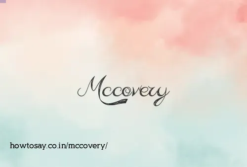 Mccovery