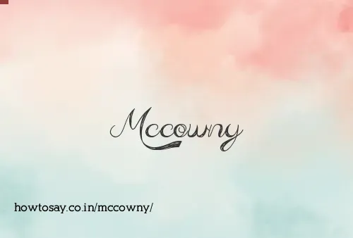 Mccowny