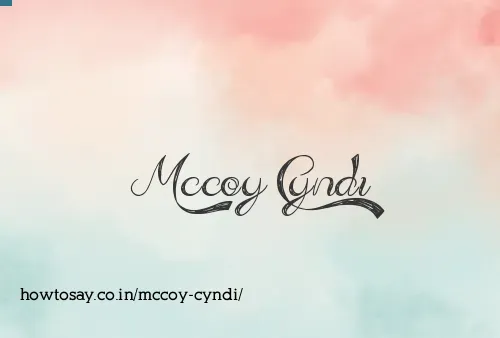 Mccoy Cyndi