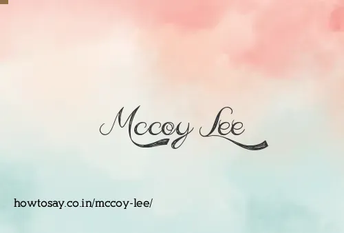 Mccoy Lee