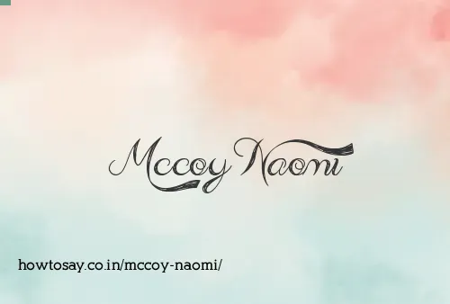 Mccoy Naomi