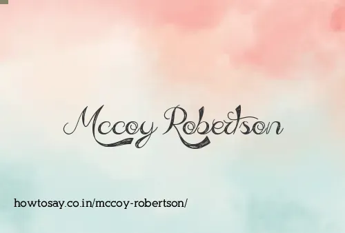 Mccoy Robertson