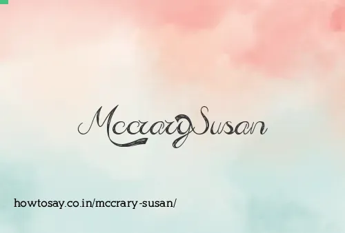 Mccrary Susan