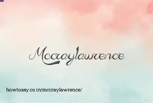 Mccraylawrence
