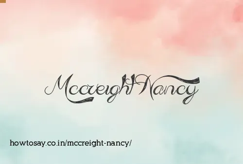 Mccreight Nancy