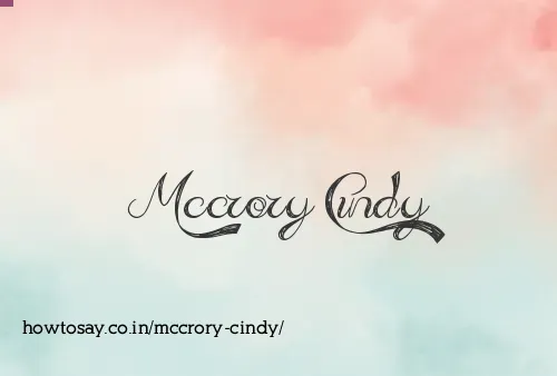 Mccrory Cindy