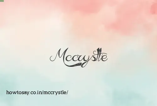 Mccrystle