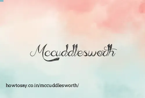 Mccuddlesworth