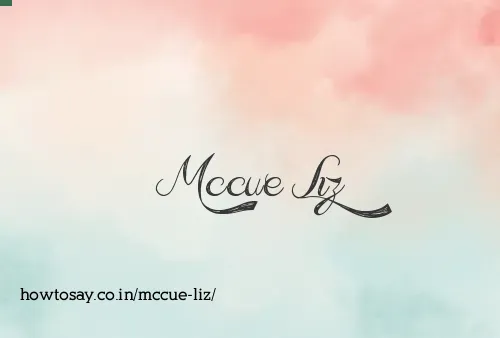 Mccue Liz