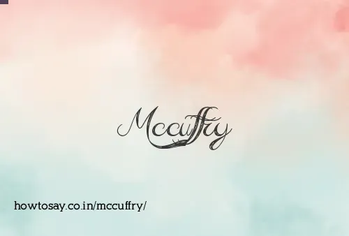 Mccuffry