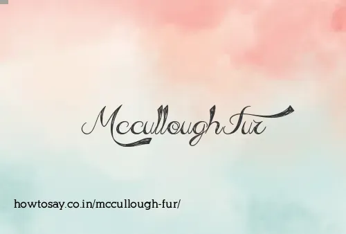 Mccullough Fur