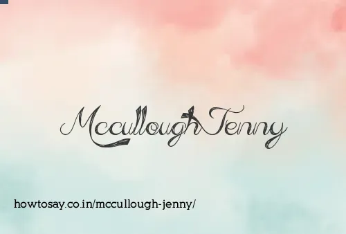 Mccullough Jenny