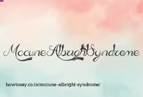 Mccune Albright Syndrome