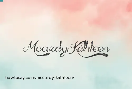Mccurdy Kathleen