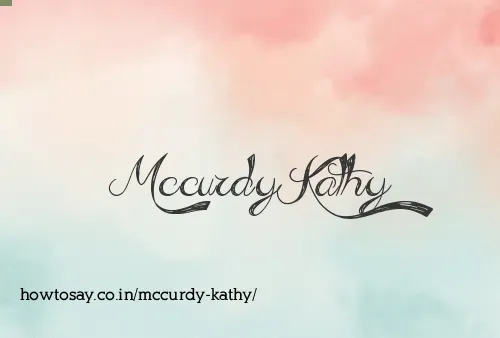 Mccurdy Kathy