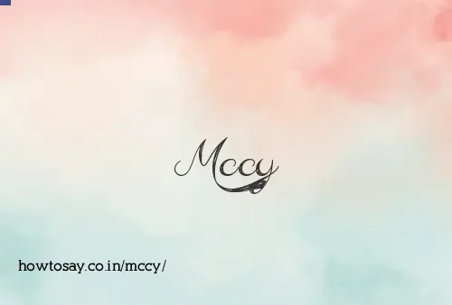 Mccy