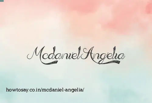 Mcdaniel Angelia
