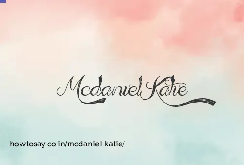 Mcdaniel Katie