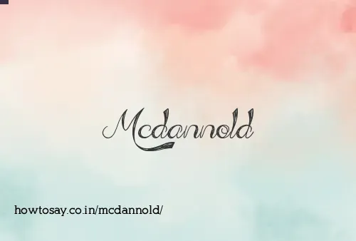 Mcdannold