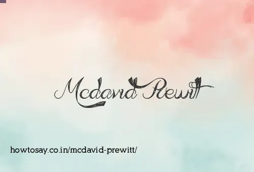 Mcdavid Prewitt