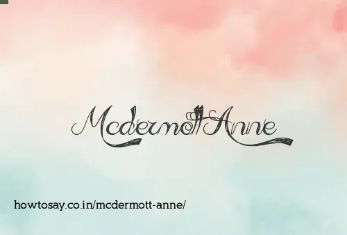 Mcdermott Anne