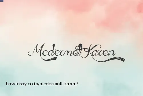 Mcdermott Karen