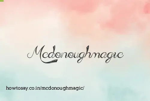 Mcdonoughmagic