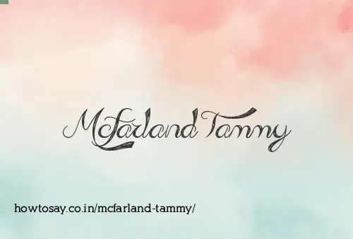Mcfarland Tammy