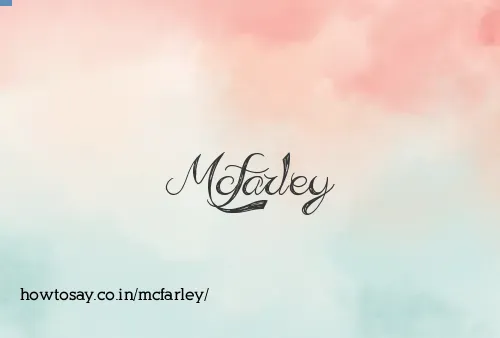 Mcfarley