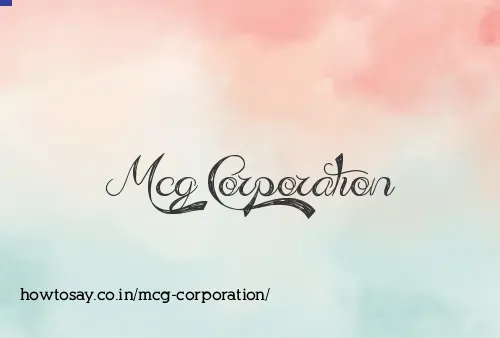 Mcg Corporation