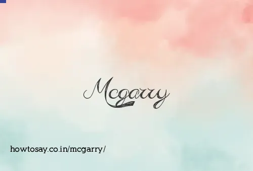 Mcgarry