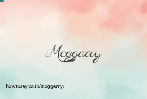 Mcggarry