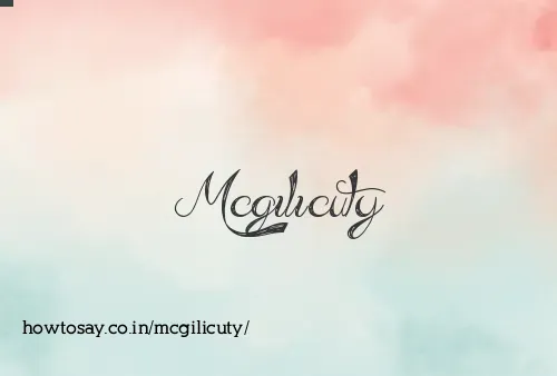 Mcgilicuty