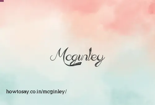 Mcginley