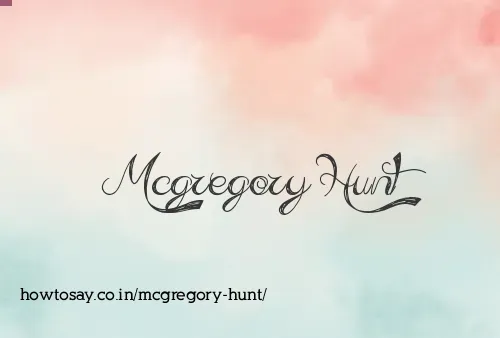 Mcgregory Hunt