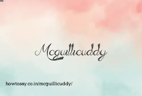 Mcguillicuddy