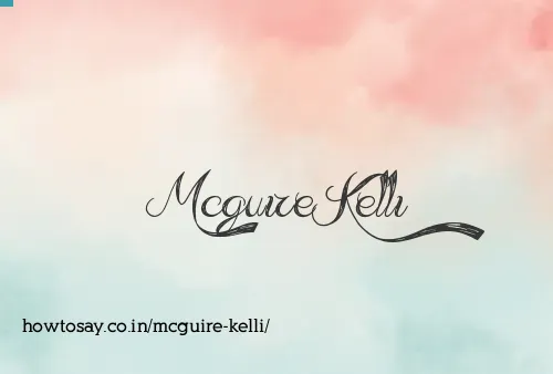 Mcguire Kelli