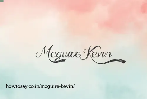 Mcguire Kevin