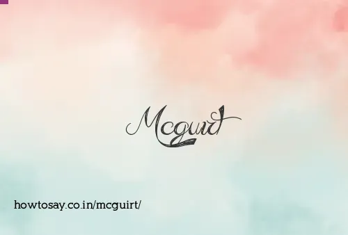 Mcguirt
