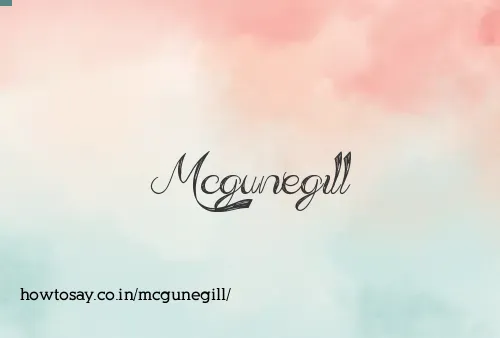 Mcgunegill