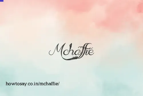 Mchaffie