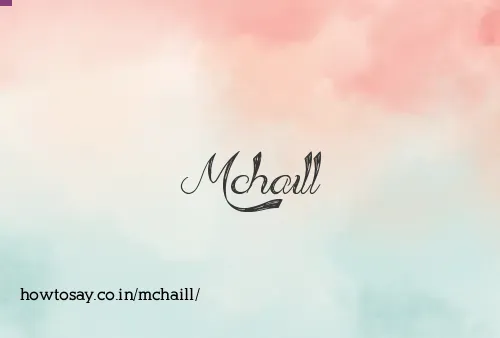 Mchaill