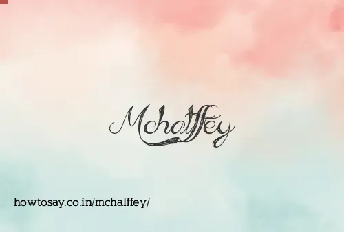 Mchalffey