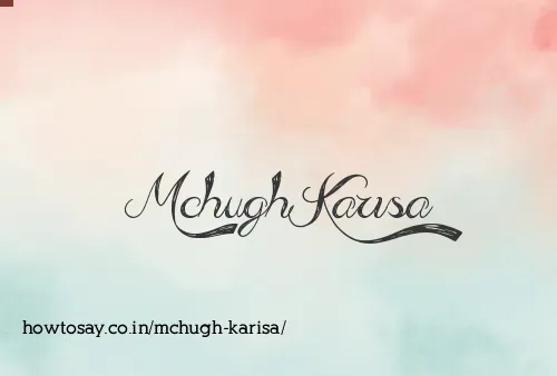 Mchugh Karisa