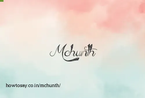 Mchunth