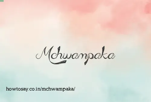 Mchwampaka